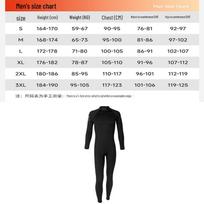 PULIAN Thermal Back-Zip One-Piece Wetsuit S-XXXL