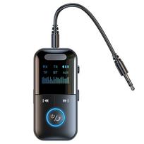 GT69 Bluetooth 5.4 Adapter Transmitter Receiver LED Wireless Audio For Car Music Headphone Speaker Support TF Card juoda