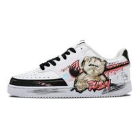 Nike Court Vision 1 žemi riedlenčių batai Unisex Juodi Rožiniai DH2987-101(Komanda60-) 40