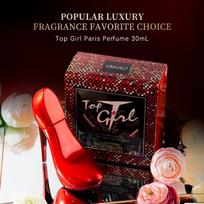Top Girl Paris Kvepalai moterims 30ml – Elegantiškas ilgai išliekantis gėlių aromatas 30ml raudona