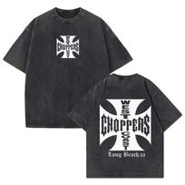 Paul Walker Marškinėliai West Coast Choppers Vintage Išplauti Marškinėliai Vyrams Moterims Hip Hop Streetwear Oversized Trumpomis Rankovėmis Medvilniniai Marškinėliai S