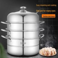 Debo 28cm Stainless Steel Steamer Pot