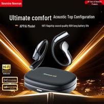 Newman X7Pro 2026 Wireless Open-Ear AI Translation Headphones juoda