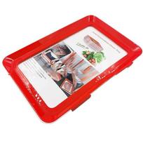 Creative Food Preservation Tray Stackable Reusable Meal Prep Containers 30*21cm BPA-free Plastic Fresh Storage Container juoda