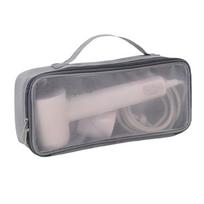 Dustproof Hair Dryer Carrying Case Travel Organizer Straightener Storage Pouch  Make Up Bag Style2 Grey