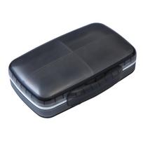 Moisture-proof Weekly Pill Case Waterproof Portable Pill Dispenser  Outdoor Home tamsiai mėlyna spalva