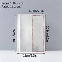 Photocard Kpop Holder Photo Album Sleeves 4/5/6/7/8/9/12/13/15 Grids Inner Page Card Binder Collector Book Scrapbook Album