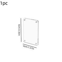 Magnetic Mini Acrylic Photo Frame Polaroid Picture Card Display Stand Photo Holder Display Frame