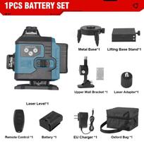Horizontal Vertical Cross 16-Line Laser Level Green Beam Laser Level  Precision Measurement 1 Battery