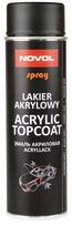 Novol Lakier Akrylowy Czarny Mat Spray 500 Ml