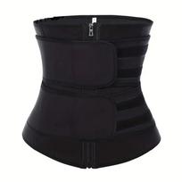 Women Waist Trainer Fitness Sauna Sweat Neoprene Slimming Belt Girdle Shapewear Modeling Strap Body Shaper Waist Belt Corset S juoda