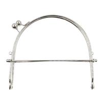 Mini Metal Purse Frame Kiss Clasp Bag Hardware Vintage Bag Kiss Clasp Lock Bag Clasps Handle Bag Accessories Purse Frame sidabras