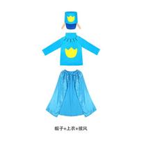 Halloween children's detective dog cosplay costume Dog Man police uniform Police dog modeling cape performance costume S