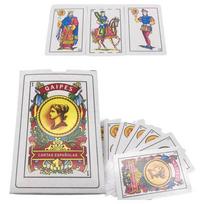 Playing Spanish Cards 1 Set/50Pcs Party Poker Family Board Game Magic Poker Cards Portable Travel Entertainment Card Game