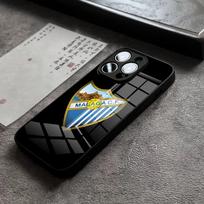 M-MalagaS FC Football Phone Case For IPhone 16 Pro Max 14 17 Air 12 15 11 13 Mini X XR XS Max SE Glass Cover iPhone 17Pro