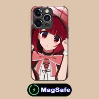 Oshinoko Arima Kana Phone Case for iPhone 17 16 15 14 13 12 11 Air Pro Max Plus Mini MagSafe Glass Colorful Cover Pretty Cover iPhone 11 Pro Max