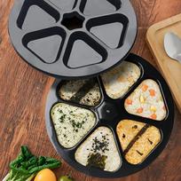 Perfect Shape PP Sushi Maker Box 6 in 1 Non-Stick Onigiri Mold Sushi Press Kitchen juoda