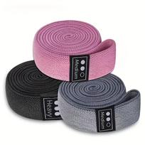 Resistance Bands Set, Knitted Elastic Pull Up Bands for Yoga Workout, Heavy Medium Light Strength Rope, Home Gym Gift Set Type 10