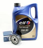 Filtr+Olej Elf 5W30 Clio Iii Scenic Ii 1.5Dci