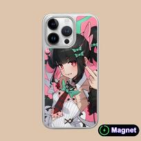ZZZ Nangong Yu Silver Plating Magsafe Mobile Phone Case for iPhone 17 16 15 14 13 12 11 Air Pro Max Plus Colorful Cover iPhone 11