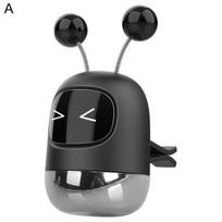 Excellent Air Vent Lovely Robot Car Fragrance Alloy Aluminium Air Vent Clip Perfume Fragrance A