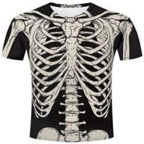 Nauji vyriški moteriški marškinėliai Skeleto organai 3D spausdinimas Y2k marškinėliai Oversized Harajuku Streetwear Vaikų marškinėliai Mados vyriški Hip Hop viršutiniai drabužiai XXL