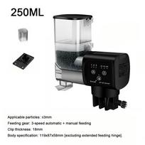 250ML/500M Fish Tank Feeder Digital Display Screen LCD Display Intelligent Automatic Feeder Adjustable Timer