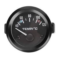 Automobilio temperatūros matuoklis LED skaitmeninis temperatūros matuoklis Jutiklis 40-120 laipsnių 2  52mm Mėlynas ciferblatas Šviesa Sunkvežimio Universalus Automobilio normal