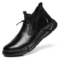 Steel Toe Safety Shoes For Men Anti Smash Anti Puncture Non Slip Lightweight Work Shoes Leather Safety Sneakers Waterproof 40 juoda