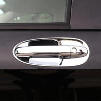 Funduoo, skirtas Mercedes Benz Vito W447 V-Class 2014- Anglies pluošto automobilio durų rankenos dangtelio stilius silver handle