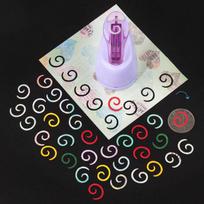 New Stamp Border DIY Punch Stamp Shape Craft Punch Embossing Machine Round Hole Punch Toothed Puncher Embosser Color Random