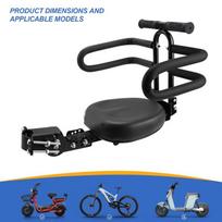 ABWR-Front Child Bike Seat,Foldable Front Mounted Kids Bike Seat For City Bicycles Hybrid Cruiser Bicycles Pedal Scooter