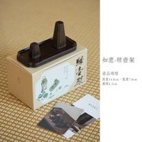 Black Sandalwood Teapot Rack Solid Wood Lid Holder Purple Clay Pot Sun-cure Bracket Zisha Pot Lid Stand Tea Ceremony Accessories