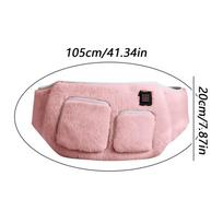 Hand Warmer Foldable Long Battery Life Warming Device Heated Hand Warmers For Family Friends Hiking Skiing Outdoor Indoor Work rožinė