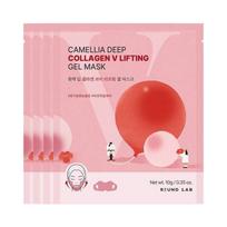 ROUND LAB Camellia Deep Collagen Firming Gel Mask 34g*4EA