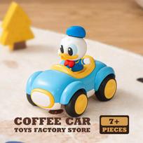 Mickey Mouse Building Blocks Cars Kit Toy Story MOC Bricks Pull Back Vehicle With Donald Duck Doll Children Xmas Gift NEW