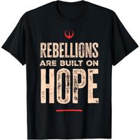 Star Wars Andor Rebellions Are Built On Hope Grunge Style T-Shirt S juoda