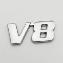 3D Metalinis V6 V8 Logotipas Automobilio Variklio Ekranas Emblema Ženklelis Lipdukai Dekoratyviniai Lipdukai Toyota BMW Benz Honda Mazda Automobilių Aksesuarai