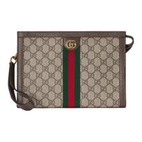 Gucci Ophidia GG logotipas drobės delninė vyriška delninė Ebono rudos spalvos 760243-96IWT-8745 Basic Set (Bag+Dust Bag)