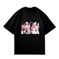 Stray kids DO IT atspausdinti marškinėliai Kpop stilius Mada Marškinėliai DO IT XXXL juoda