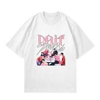 Stray kids DO IT atspausdinti marškinėliai Kpop stilius Mada Marškinėliai DO IT XXXL balta