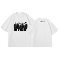 BTS 5-asis ARIRANG koncertinis marškinėlis Kpop mada Spausdintas vasaros T XXL balta