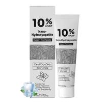10%nHAP Nano Hydroxyapatite Toothpaste for Sensitive Teeth - Advanced Enamel Repair Fluoride-Free & Teeth Whitening Formula, Fresh Mint Flavor