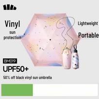 Beneunder UV Protection 5-Fold Pocket Sun & Rain Umbrella