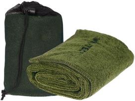 Ręcznik Szybkoschnący Mil-Tec 50X100 Cm Z Workiem Mikrofibra Olive