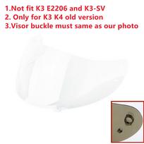 Visor for AGV Old K3 K4 Helmet Accessories Viseira Capacete Replacement Sunscreen Lens Anti Fog Coating UV Protection Lentes gryna