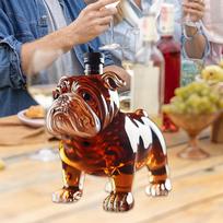 Whiskey Bottle Dog Decanter Funny Animal Pug Dog Whiskey Glass Decanter Glass Whiskey Wine Bottle Statue Decor For Bar Home China Mainland