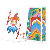 Colorful Pixel Art Playing Cards Deck, Standard Poker Size, Durable Waterproof Coated Cards for Party and Game Night