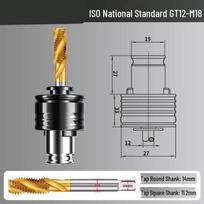Rongyu M18 GT12 Tapping Machine Chuck with Flexible Overload Protection