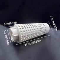 1pc Space-Saving PVC Earthworm Compost Bin For Small Potted Plants Gardens Round Odor-Resistant Worm Tea Compost Tube